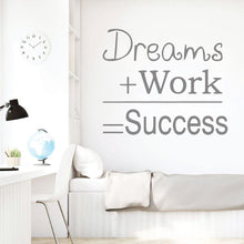 Load image into Gallery viewer, Inspiring Dreams Quotes Pharse Wall Sticker Mural Decor For Office Room Sentences Success Wall Decal stickers on the wall
